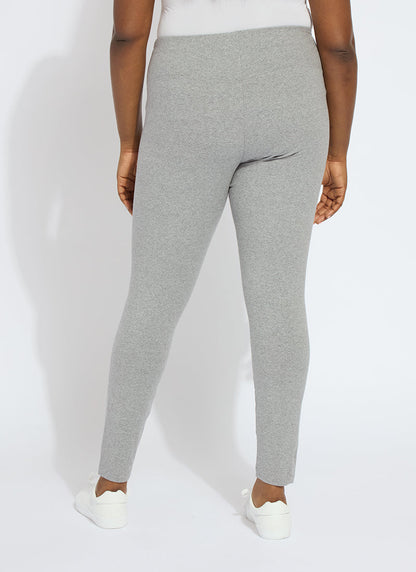 Lysse Flattering Cotton Legging (Plus Size)  Midnight