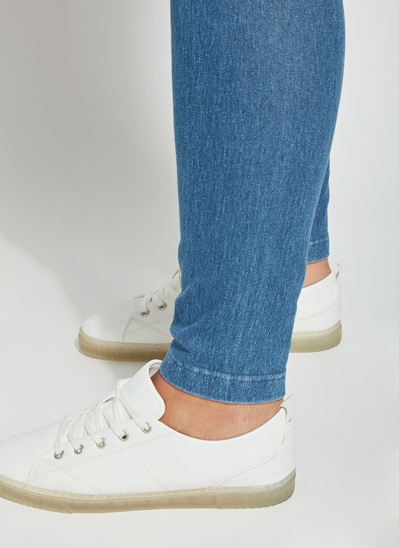 Lysse Denim Jean Legging (Plus Size)  Indigo