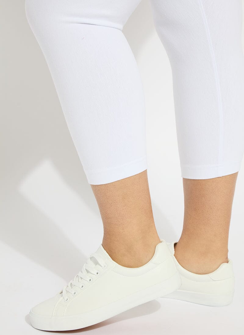 Lysse Denim Capri Jean Leggings (Plus Size)  Indigo