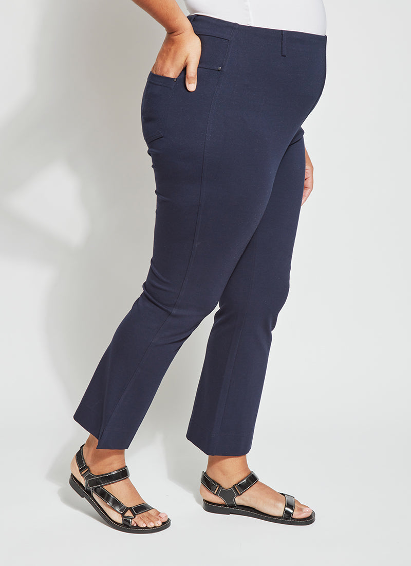 Lysse Baby Boot Ankle Pant Curvy (27" Inseam) True Navy