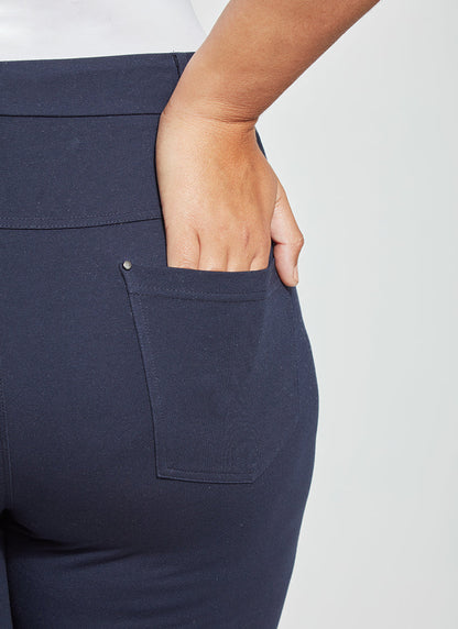 Lysse Baby Boot Ankle Pant Curvy (27" Inseam) True Navy