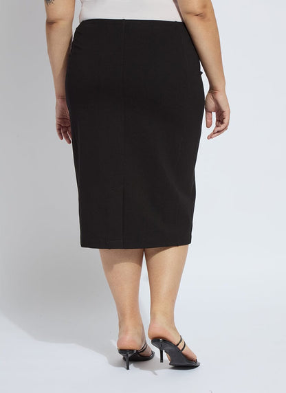 Lysse The Perfect Pencil Skirt Curvy Black