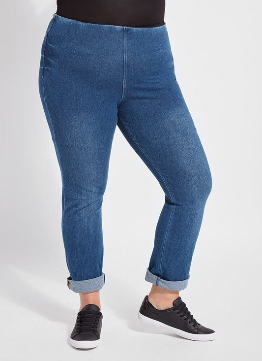 Lysse Boyfriend Denim (Plus Size)  Mid Wash
