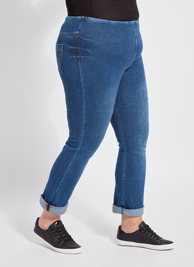 Lysse Boyfriend Denim (Plus Size)  Mid Wash