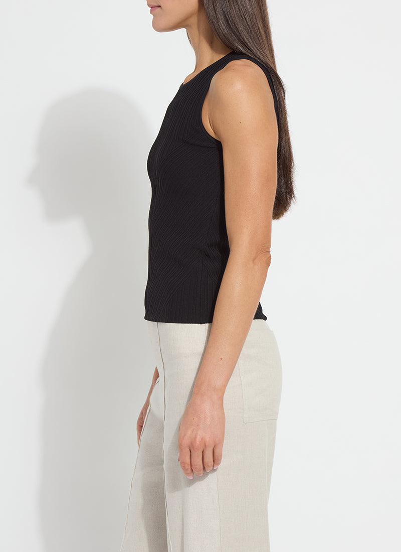 Lysse Andreia Ribbed Knit Tank Sabbia Rose
