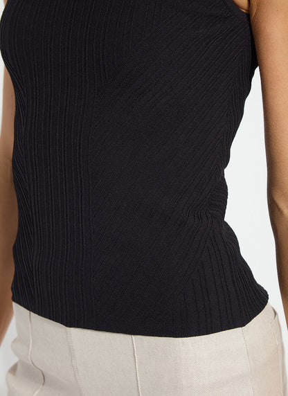 Lysse Andreia Ribbed Knit Tank Sabbia Rose