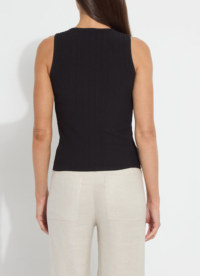 Lysse Andreia Ribbed Knit Tank Sabbia Rose