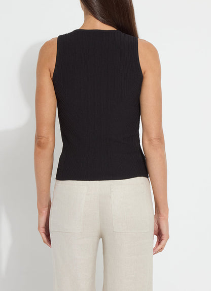 Lysse Andreia Ribbed Knit Tank Sabbia Rose
