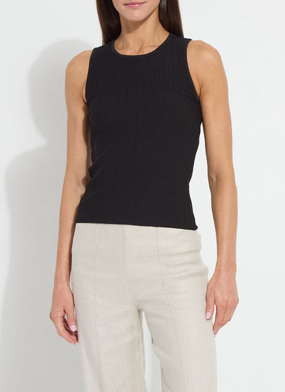 Lysse Andreia Ribbed Knit Tank Sabbia Rose