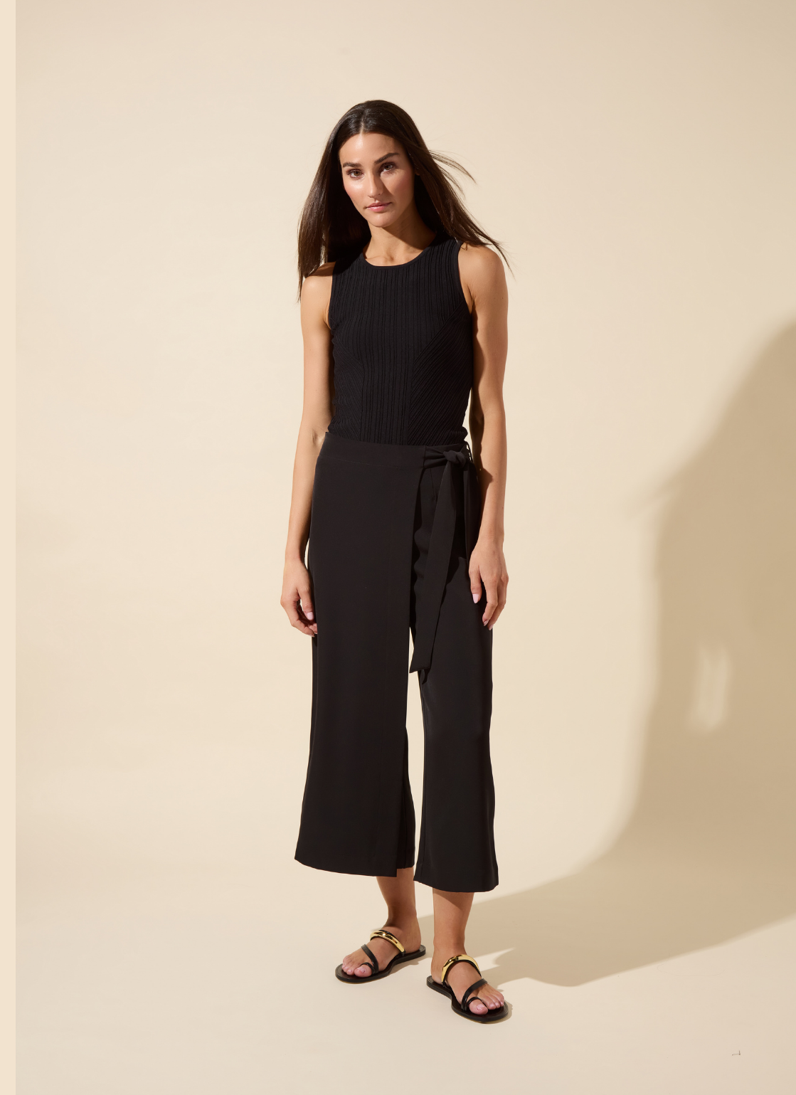 Lysse Andreia Ribbed Knit Tank Sabbia Rose