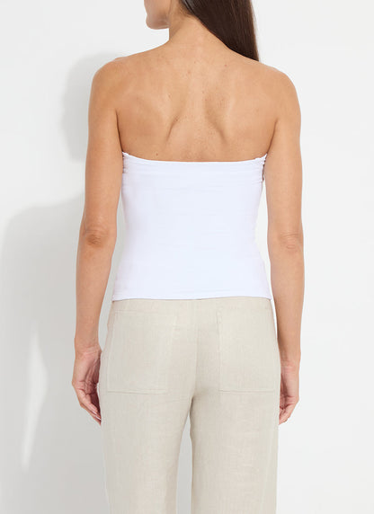 Lysse Paolina Bandeau Top White