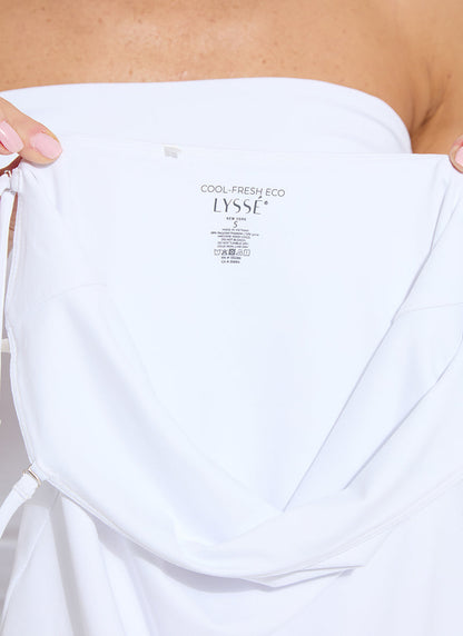Lysse Paolina Bandeau Top White