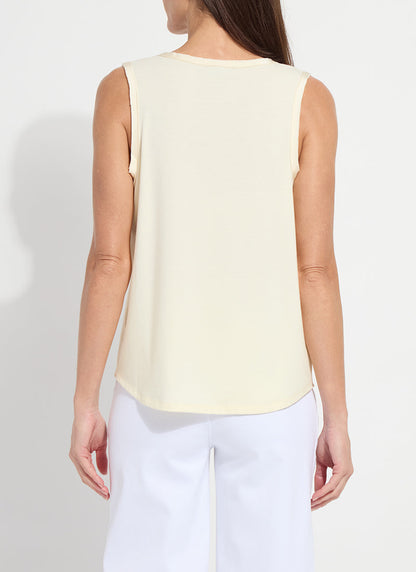 Lysse Filipa Mix Media Tank Top Detox Green