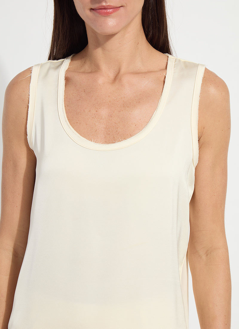 Lysse Filipa Mix Media Tank Top Detox Green