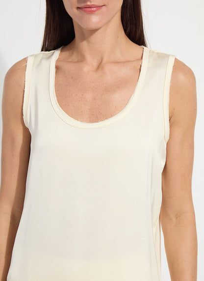 Lysse Filipa Mix Media Tank Top Detox Green