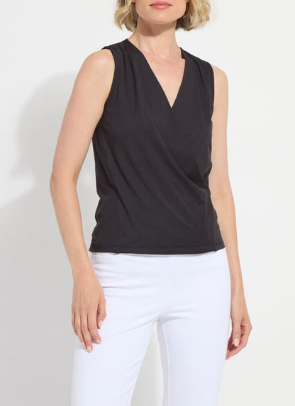Lysse Inaya Double Self Crossover Top White