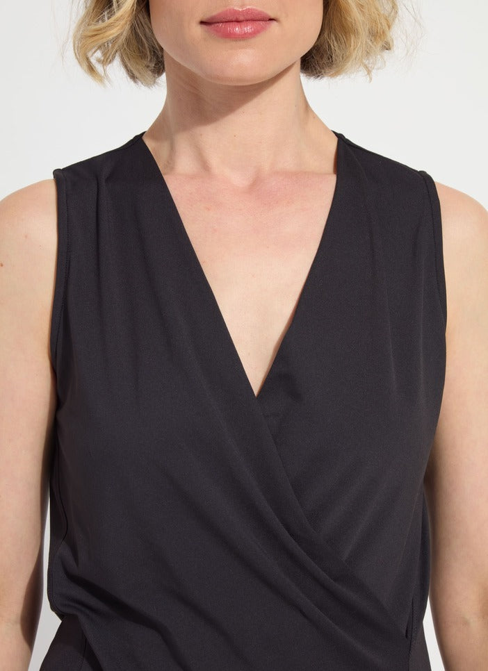 Lysse Inaya Double Self Crossover Top White