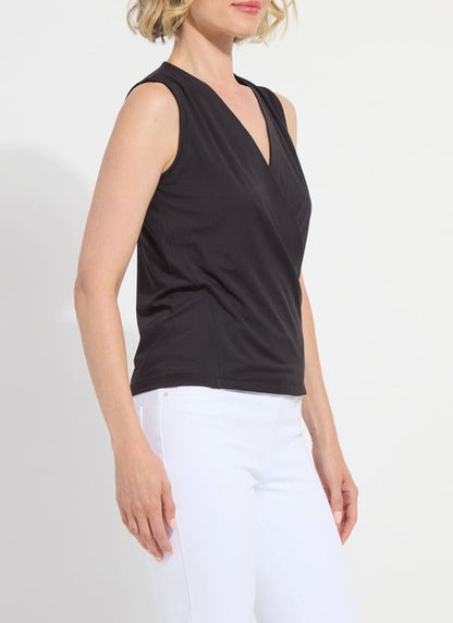 Lysse Inaya Double Self Crossover Top White