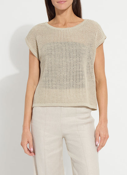 Lysse Benedita Convertible Linen Sweater Cardigan Flax Linen