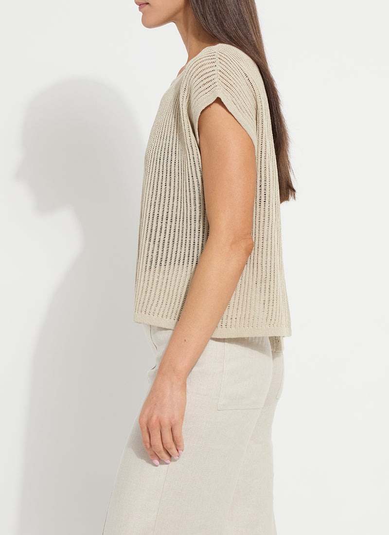 Lysse Benedita Convertible Linen Sweater Cardigan Flax Linen