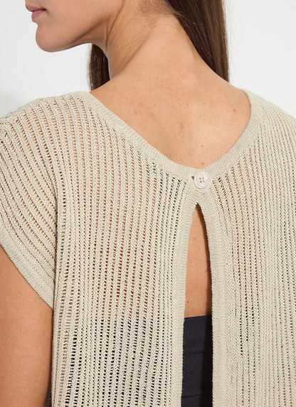 Lysse Benedita Convertible Linen Sweater Cardigan Flax Linen