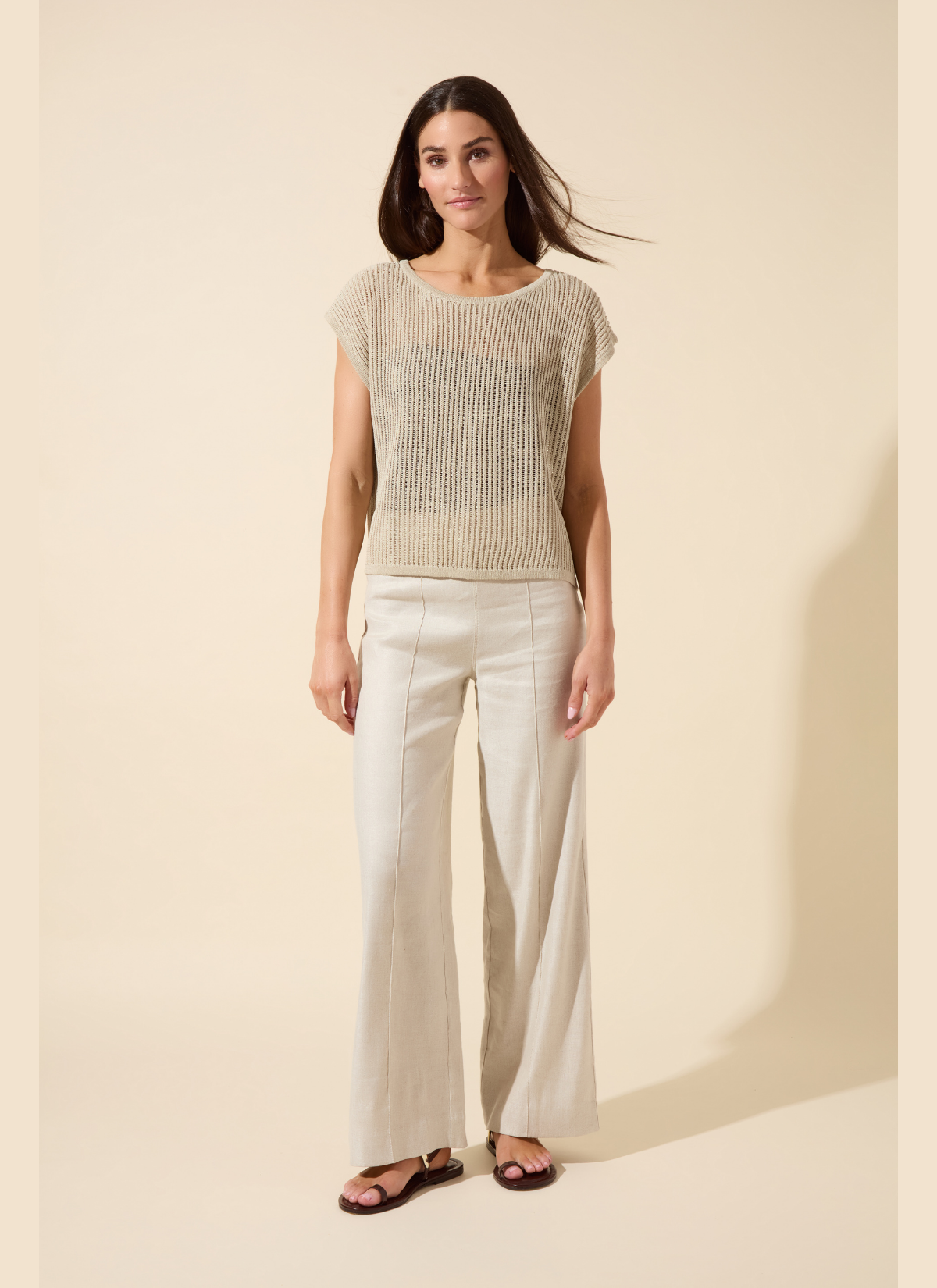 Lysse Benedita Convertible Linen Sweater Cardigan Flax Linen