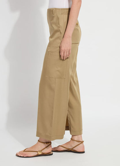 Lysse Jane Cargo Ankle Pant (27" Inseam) Raw Umber