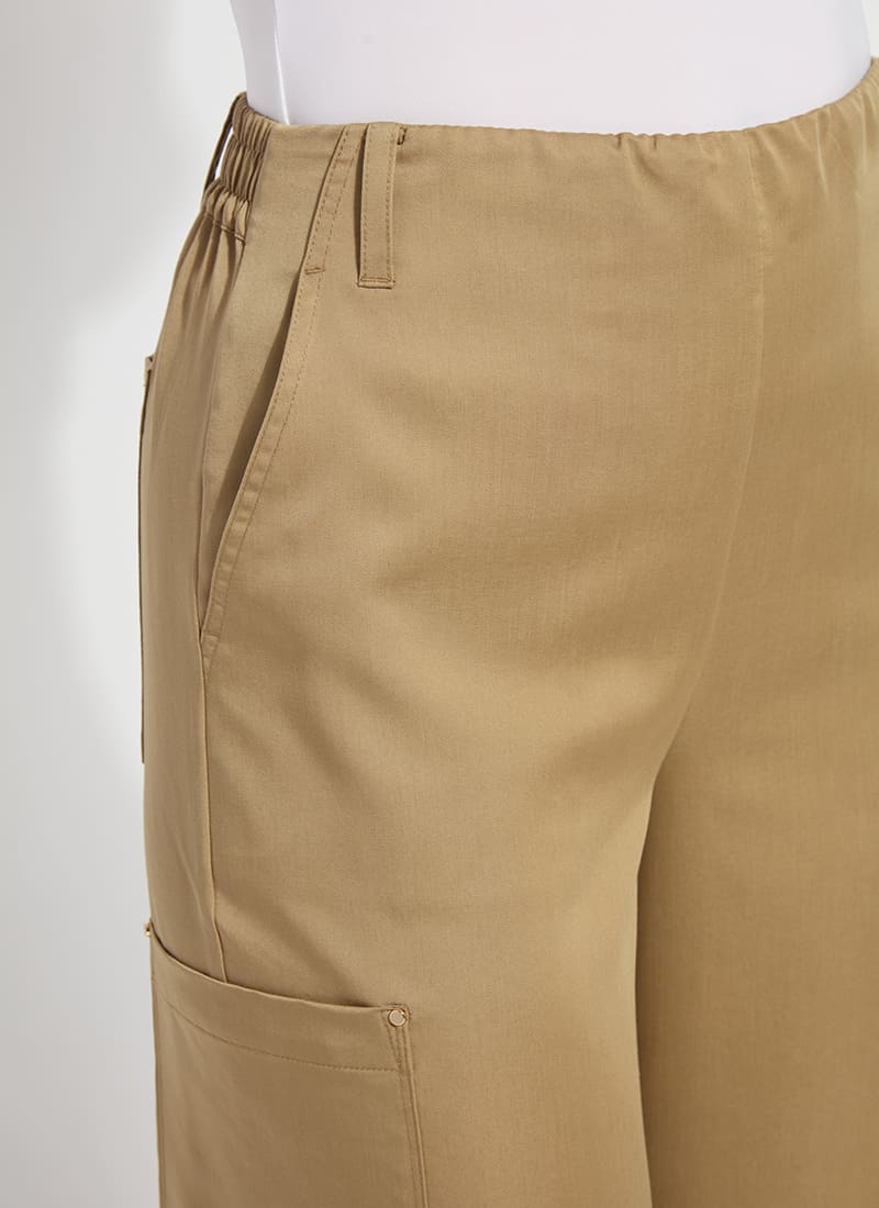 Lysse Jane Cargo Ankle Pant (27" Inseam) Raw Umber