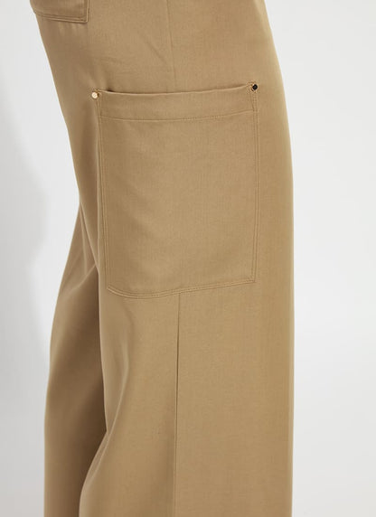 Lysse Jane Cargo Ankle Pant (27" Inseam) Raw Umber