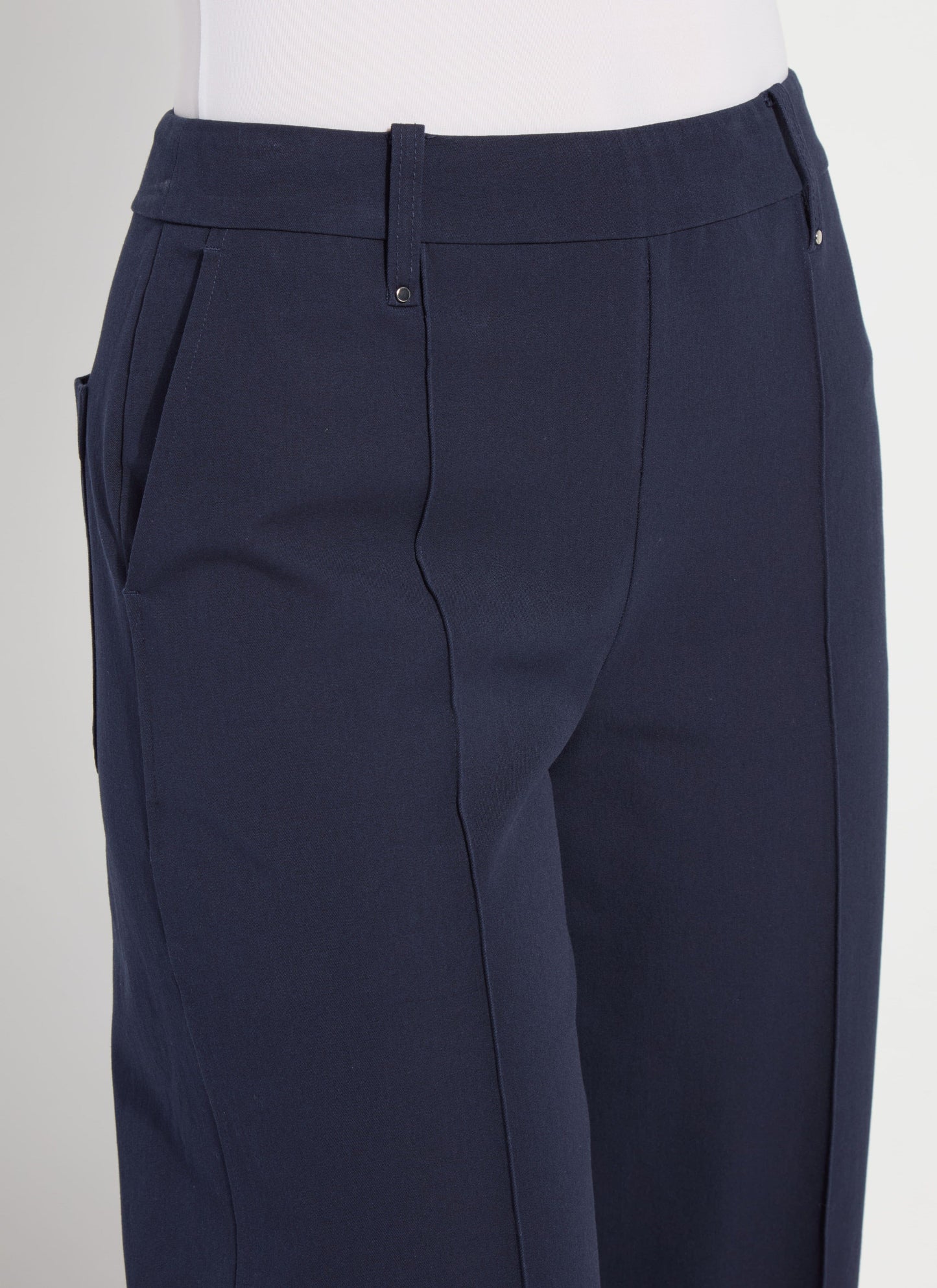 Lysse Miranda Straight Leg Trouser (26" Inseam) True Navy