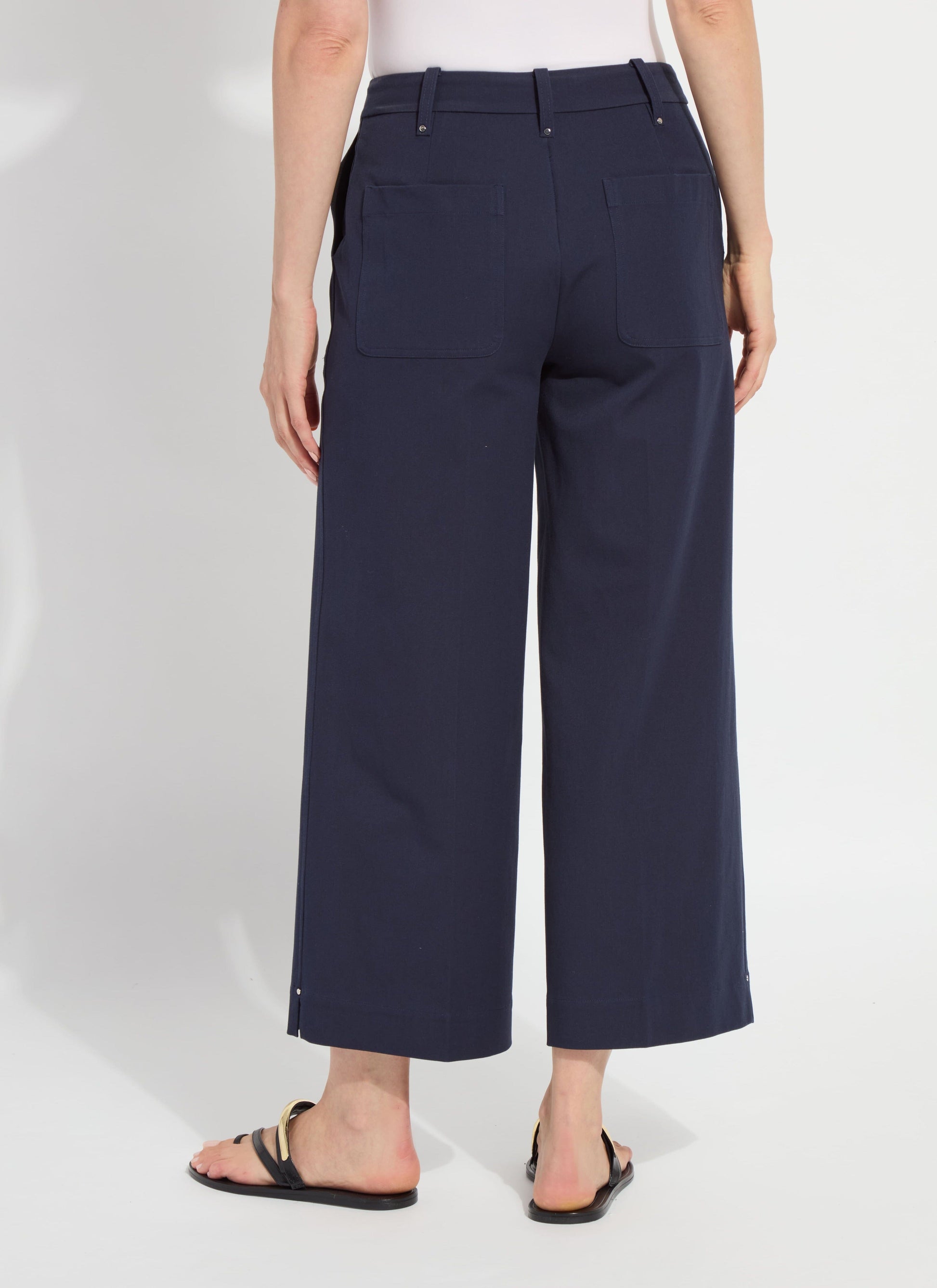Lysse Miranda Straight Leg Trouser (26" Inseam) True Navy