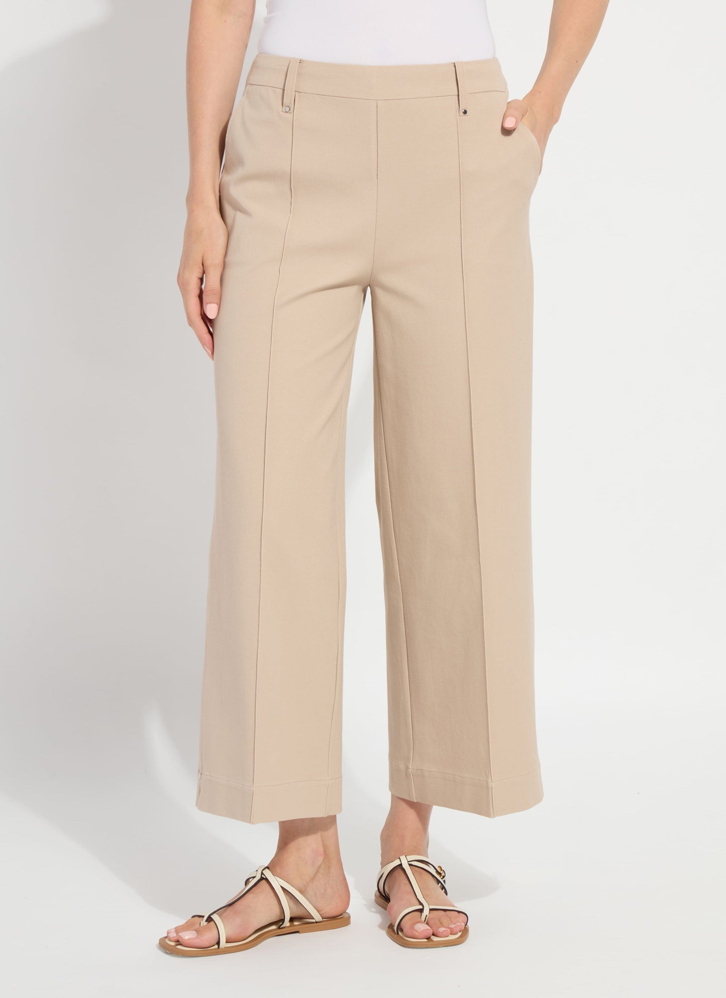 Lysse Miranda Straight Leg Trouser (26" Inseam) True Navy