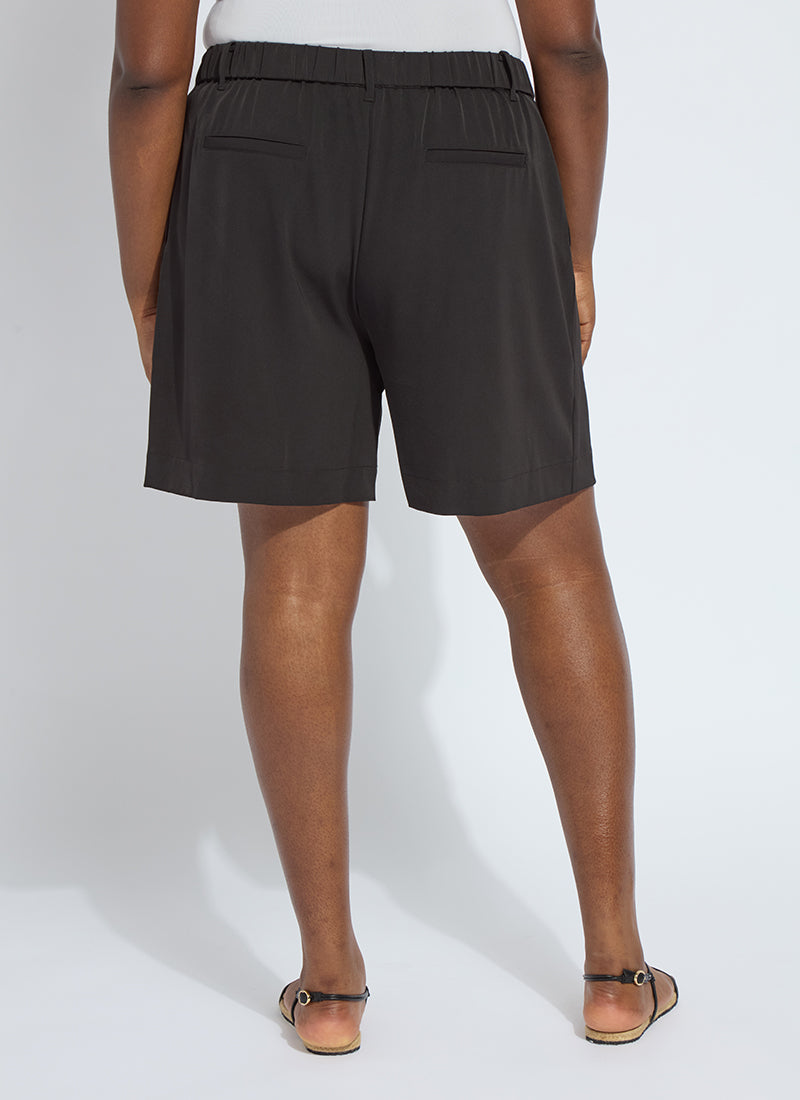 Lysse Dia Pleated Short Curvy Black