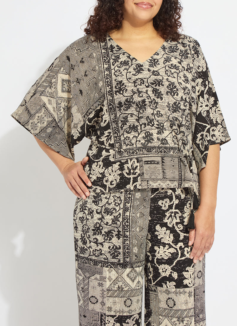 Lysse Ipanema Printed Dolman Sleeve Top Curvy Casa Da Musica