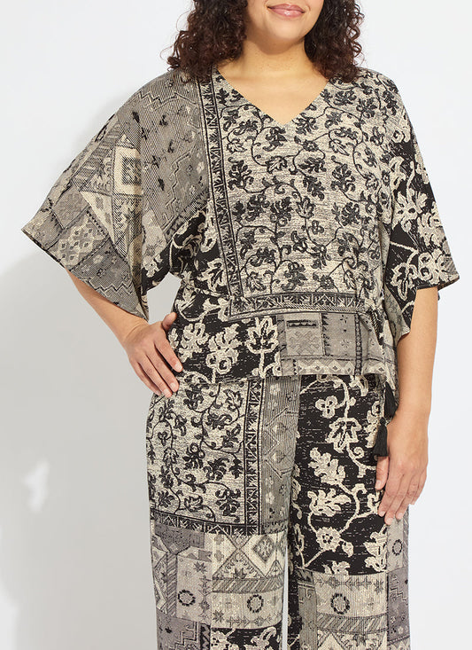 Lysse Ipanema Printed Dolman Sleeve Top Curvy Casa Da Musica