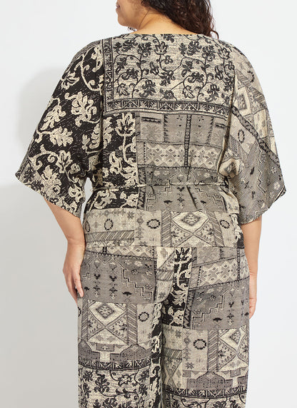 Lysse Ipanema Printed Dolman Sleeve Top Curvy Casa Da Musica