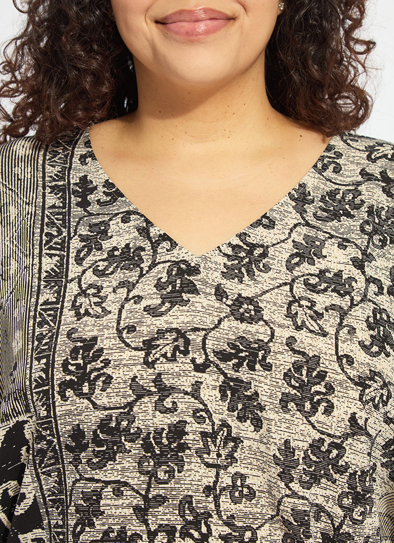 Lysse Ipanema Printed Dolman Sleeve Top Curvy Casa Da Musica