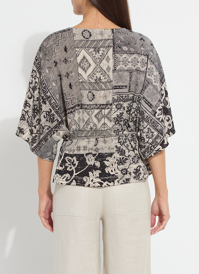 Lysse Ipanema Printed Dolman Sleeve Top Casa Da Musica