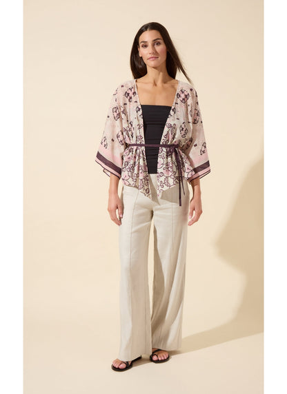 Lysse Mona Convertible Kaftan Top Azulejo
