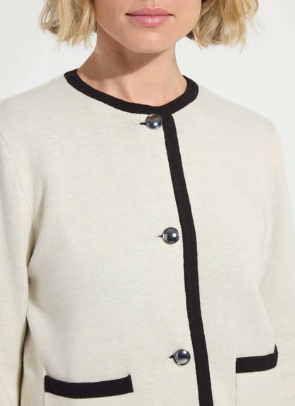 Lysse Amala Sweater Jacket Chalk