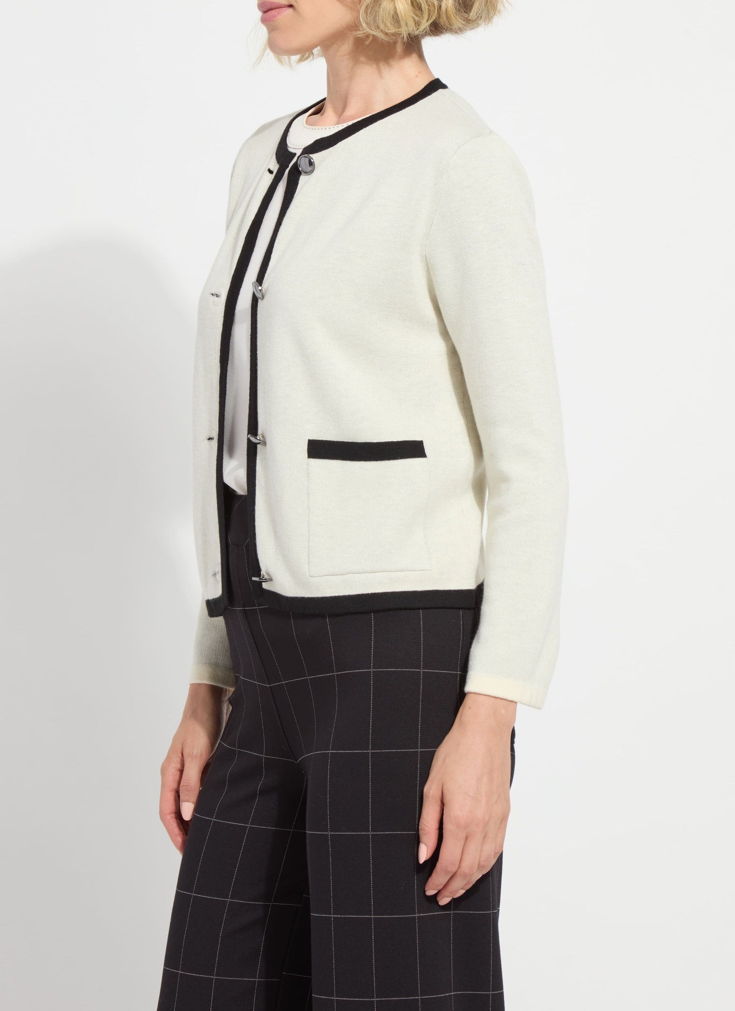 Lysse Amala Sweater Jacket Chalk