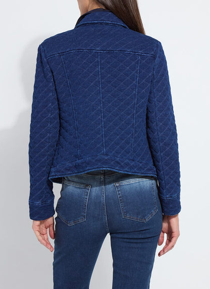 Lysse Elora Quilted Jersey Jacket Indigo