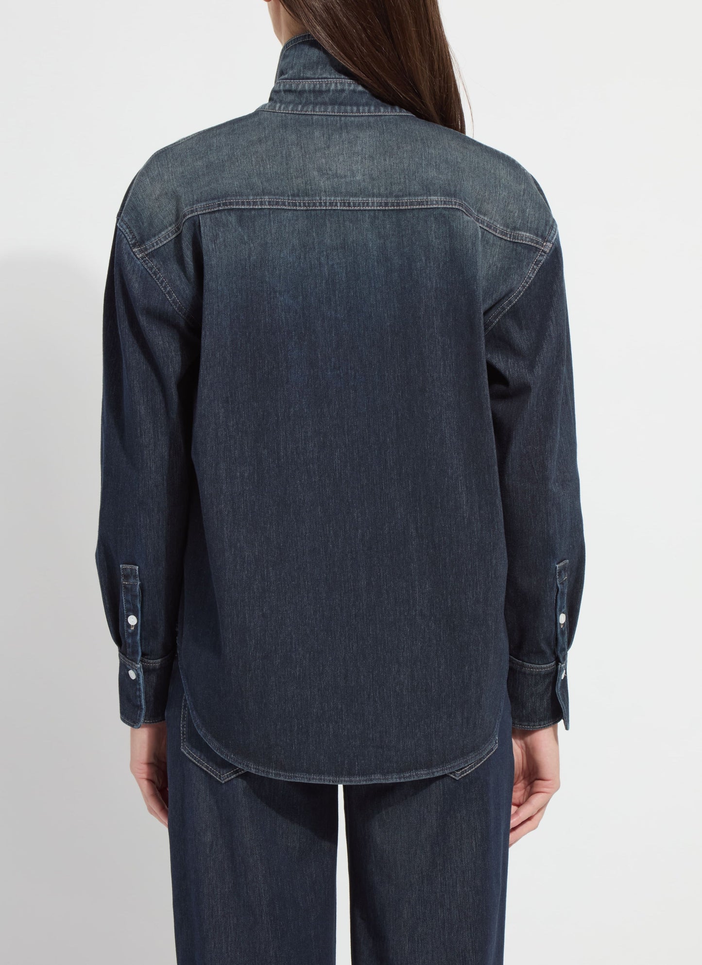 Lysse Cassidy Denim Shacket Indigo