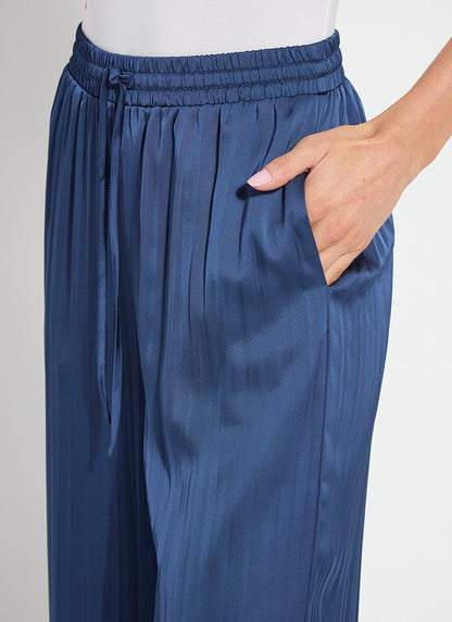 Lysse The Packable Pleated Palazzo Pant - Capri Blue (28" Inseam) Capri Blue