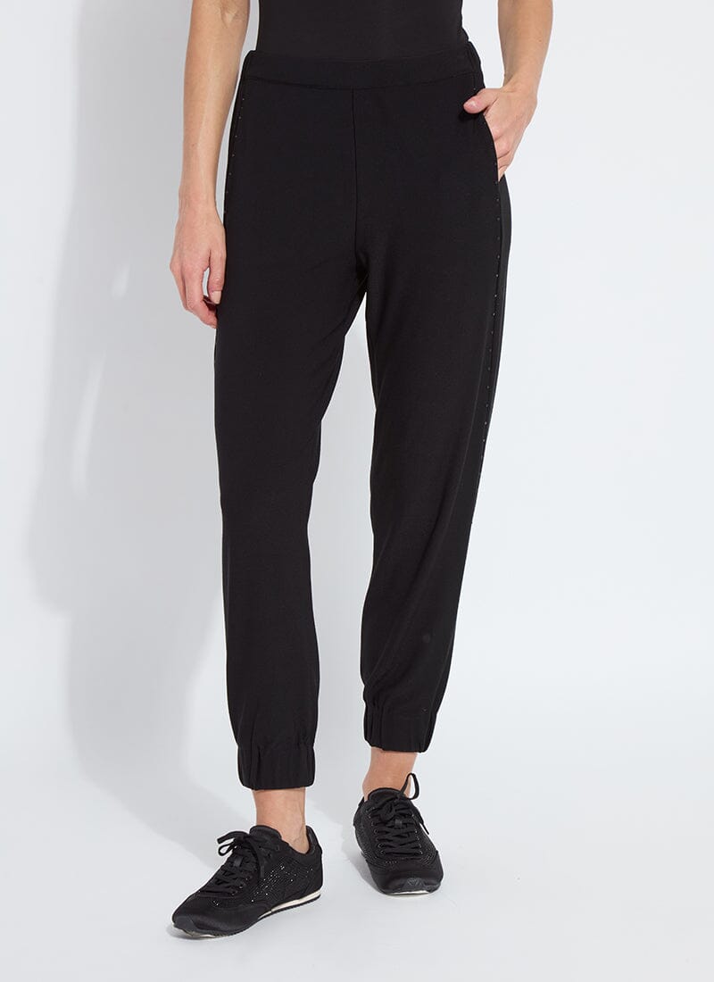 Lysse Emiliana Studded Jogger (27" Inseam) Black