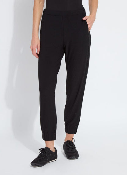 Lysse Emiliana Studded Jogger (27" Inseam) Black