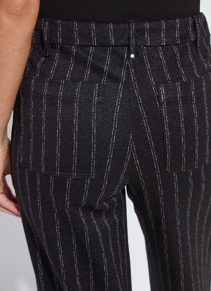 Lysse Isabel Wide Leg Ponte Pant (27" Inseam) Charcoal Lane