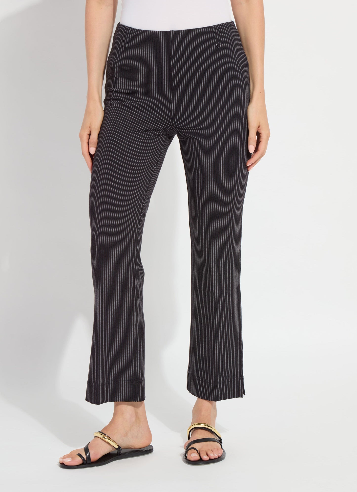 Lysse Baby Boot Ankle Pant (27" Inseam) Seasonless Pinstripe