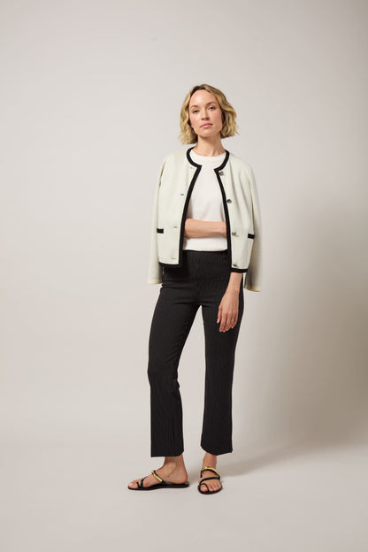 Lysse Baby Boot Ankle Pant (27" Inseam) Seasonless Pinstripe