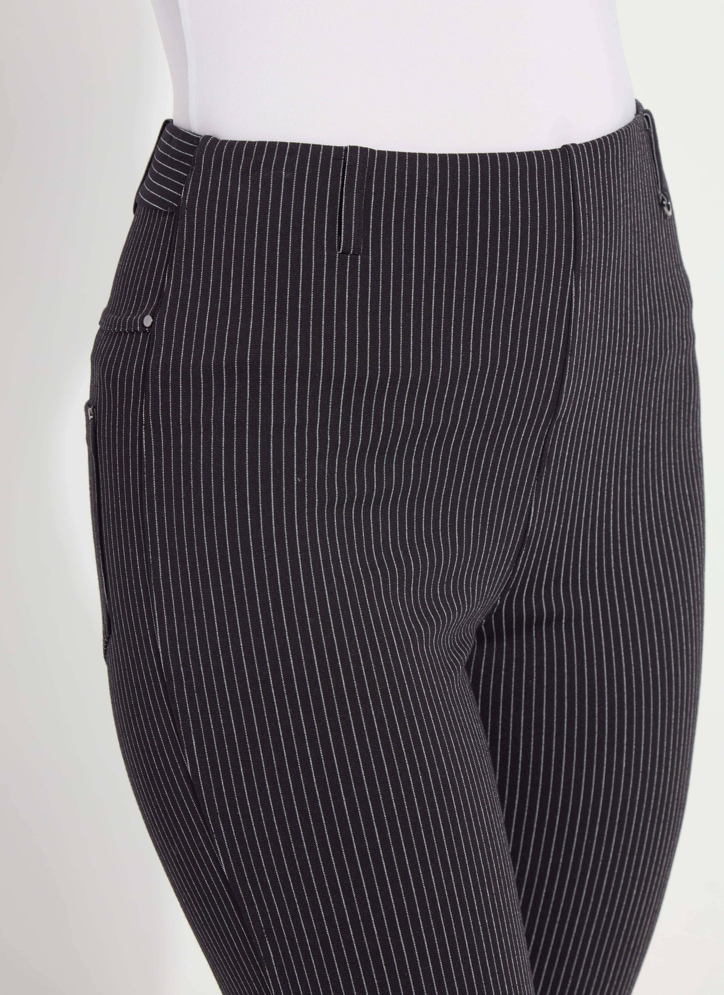 Lysse Baby Boot Ankle Pant (27" Inseam) Seasonless Pinstripe